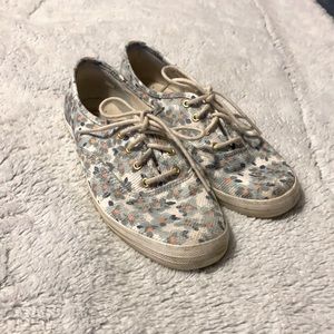 Blue floral KEDS